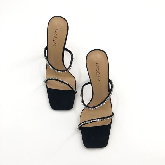 Tony Bianco Fletcher Mule in Black Suede - Picture 3 of 12